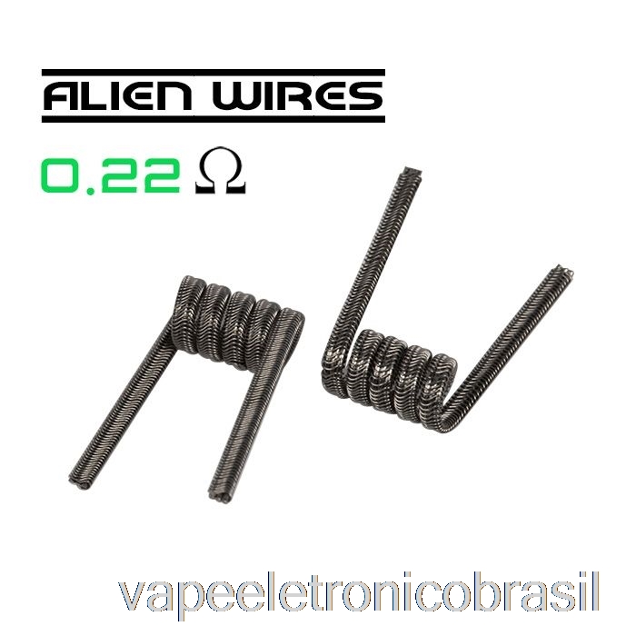Vape Recarregável Wotofo Comp Wire - Bobinas Pré-construídas 0,22ohm Alien - Pacote Com 10